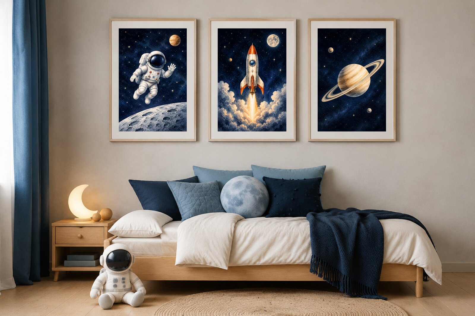 Astronaut in a child’s room